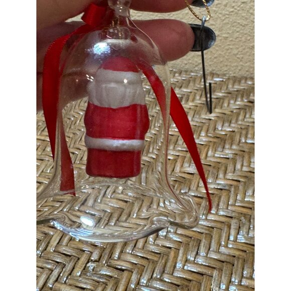 Santa Claus Ornaments With Bell & Chimney Designs For Holiday - Picture 6 of 9